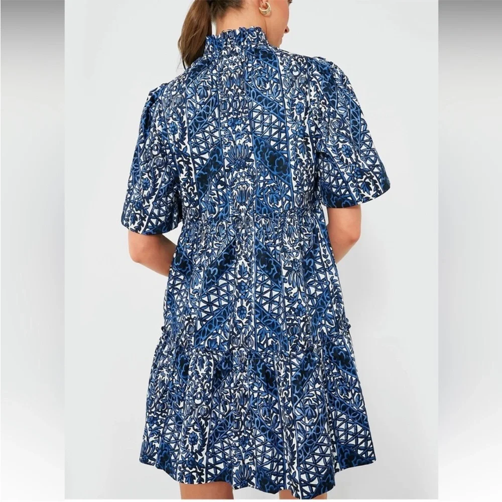 Tuckernuck Crawford Navy stained glass Dress - Picture 4 of 7